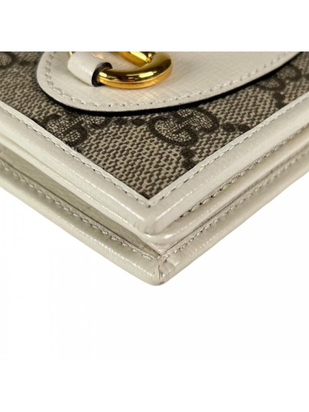 Gucci Bifold Wallet GG Canvas Brown Gold - Picture 9 of 12
